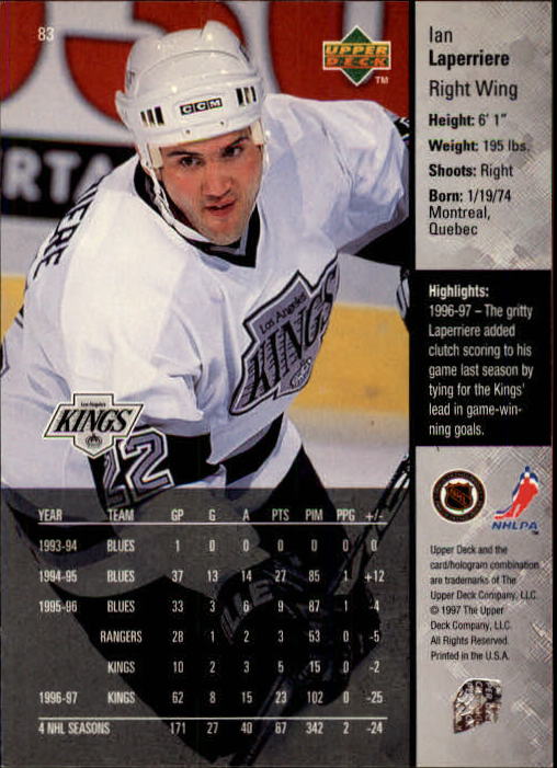 1997-98 Upper Deck - #208 Tony Amonte