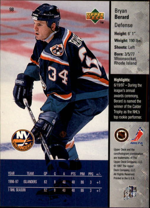 1997-98 Upper Deck - #208 Tony Amonte