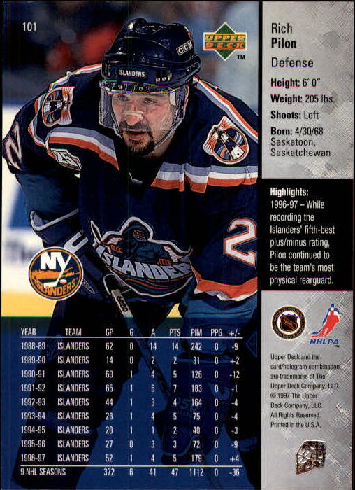 1997-98 Upper Deck - #208 Tony Amonte