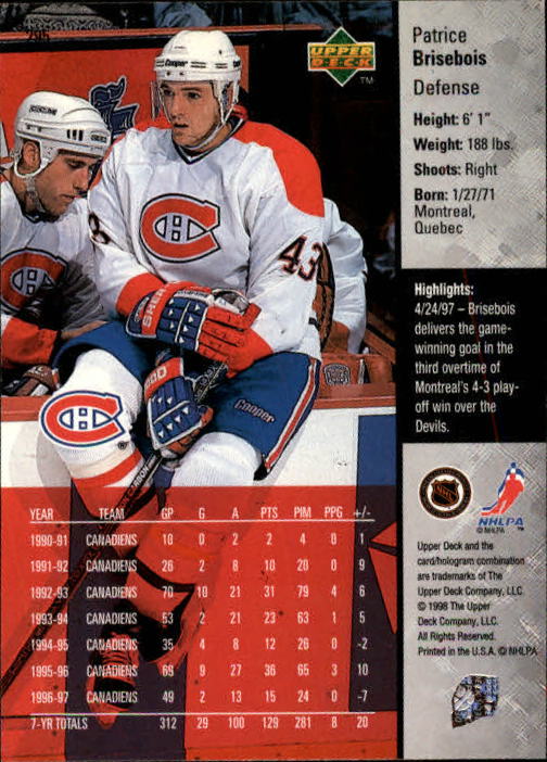upper deck 97 98
