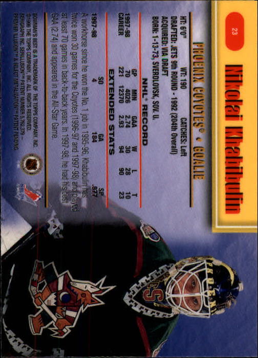 1998-99 Bowman's Best - #35 Sergei Fedorov