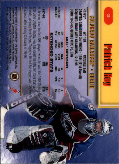 1998-99 Bowman's Best - #35 Sergei Fedorov