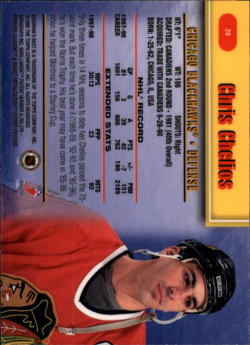 1998-99 Bowman's Best - #35 Sergei Fedorov