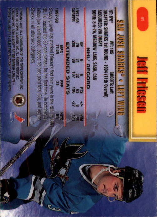 1998-99 Bowman's Best - #35 Sergei Fedorov