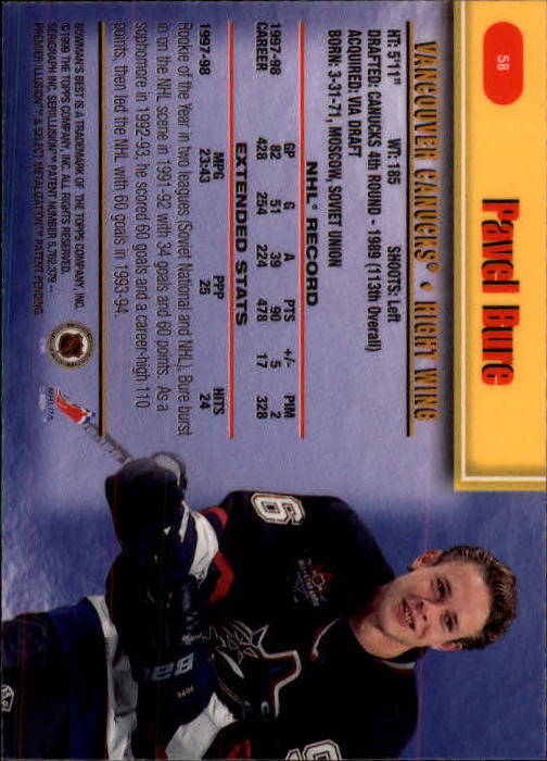 1998-99 Bowman's Best - #35 Sergei Fedorov