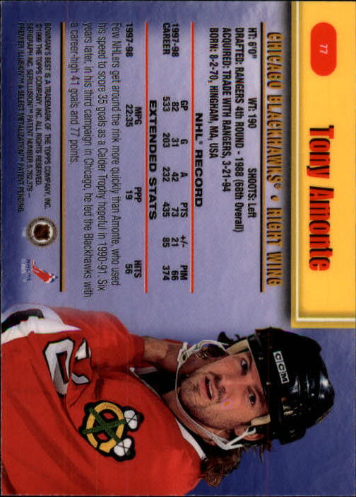 1998-99 Bowman's Best - #35 Sergei Fedorov