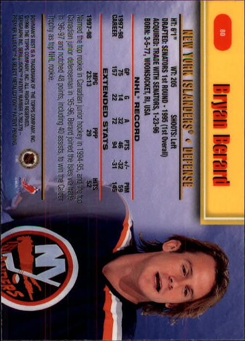 1998-99 Bowman's Best - #35 Sergei Fedorov