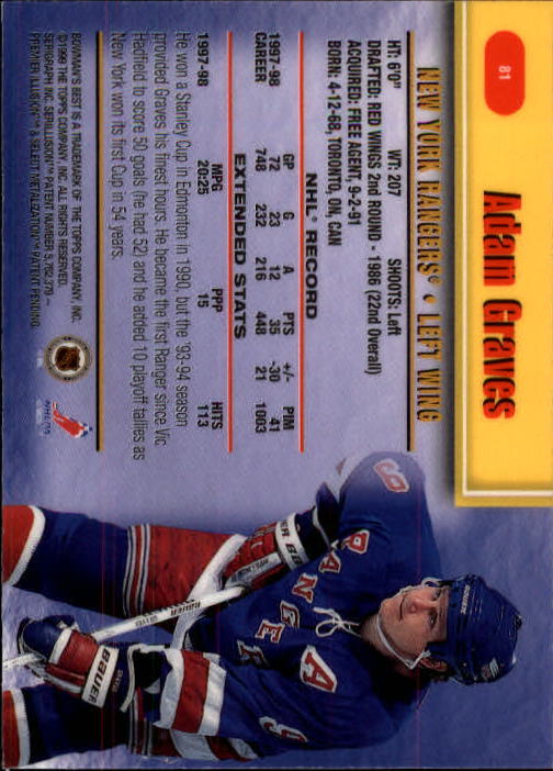 1998-99 Bowman's Best - #35 Sergei Fedorov