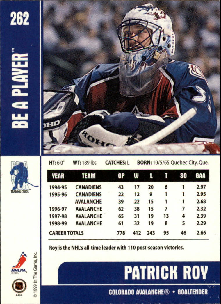 1999-00 In the Game Be A Player Memorabilia - #376 Denis Hamel (RC)