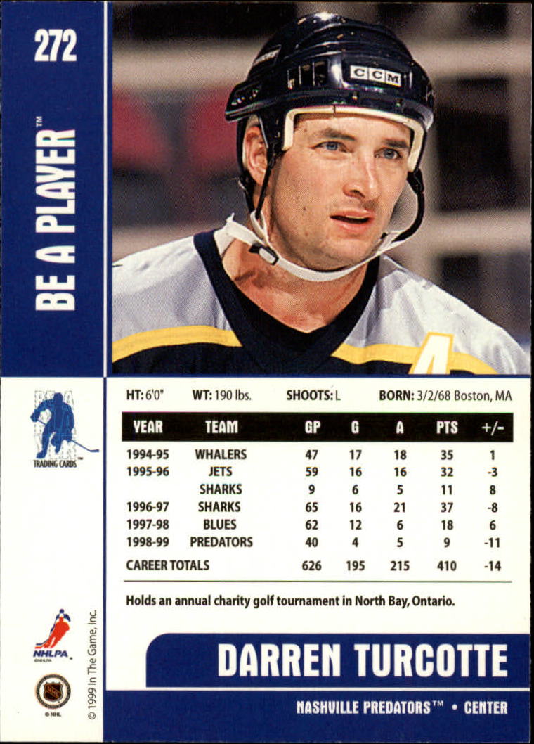 1999-00 In the Game Be A Player Memorabilia - #376 Denis Hamel (RC)