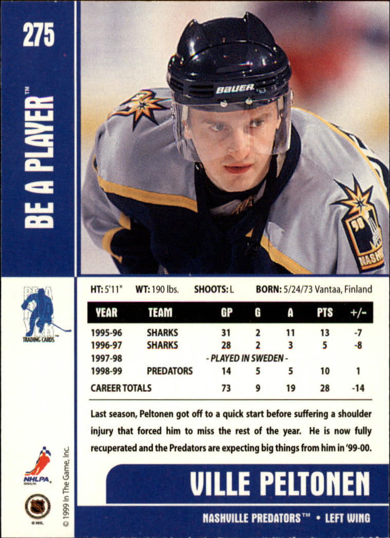 1999-00 In the Game Be A Player Memorabilia - #376 Denis Hamel (RC)