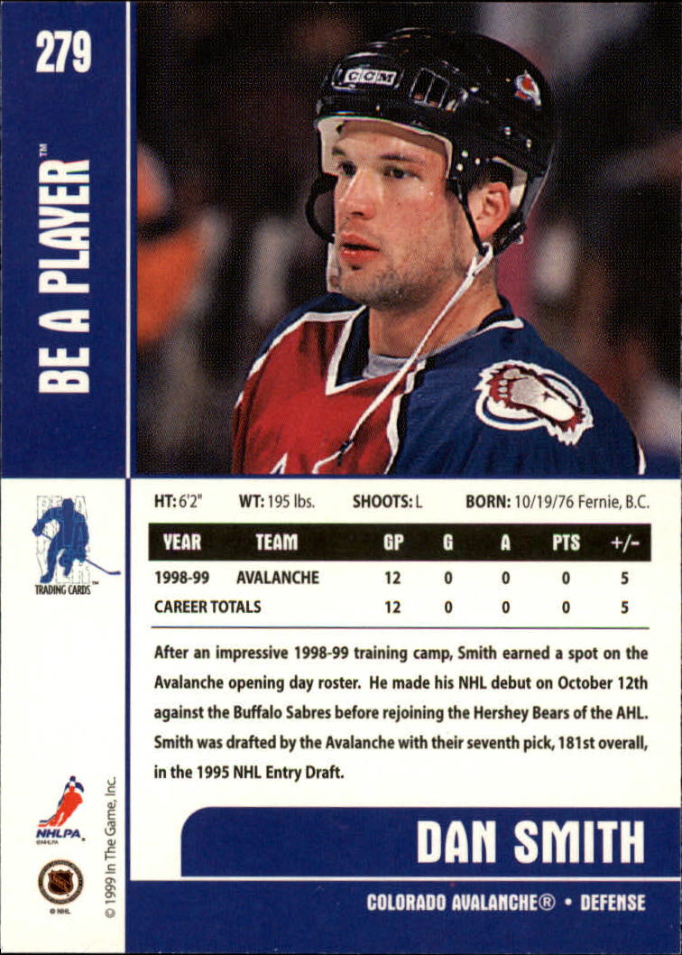 1999-00 In the Game Be A Player Memorabilia - #376 Denis Hamel (RC)