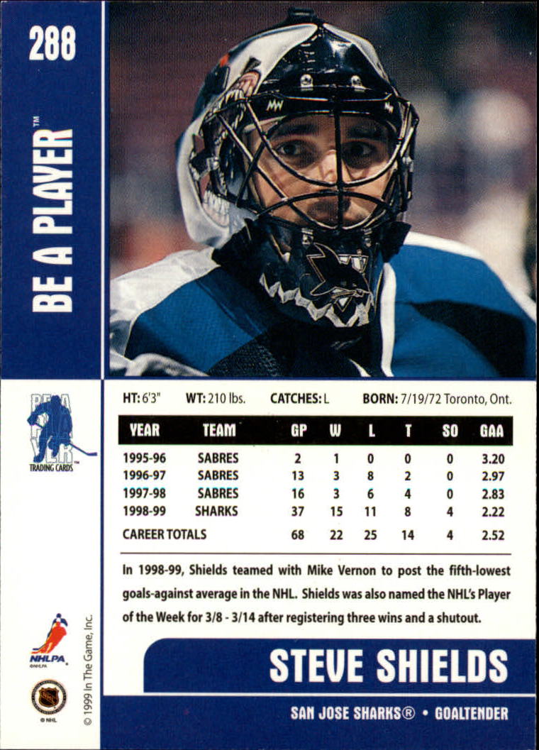 1999-00 In the Game Be A Player Memorabilia - #376 Denis Hamel (RC)