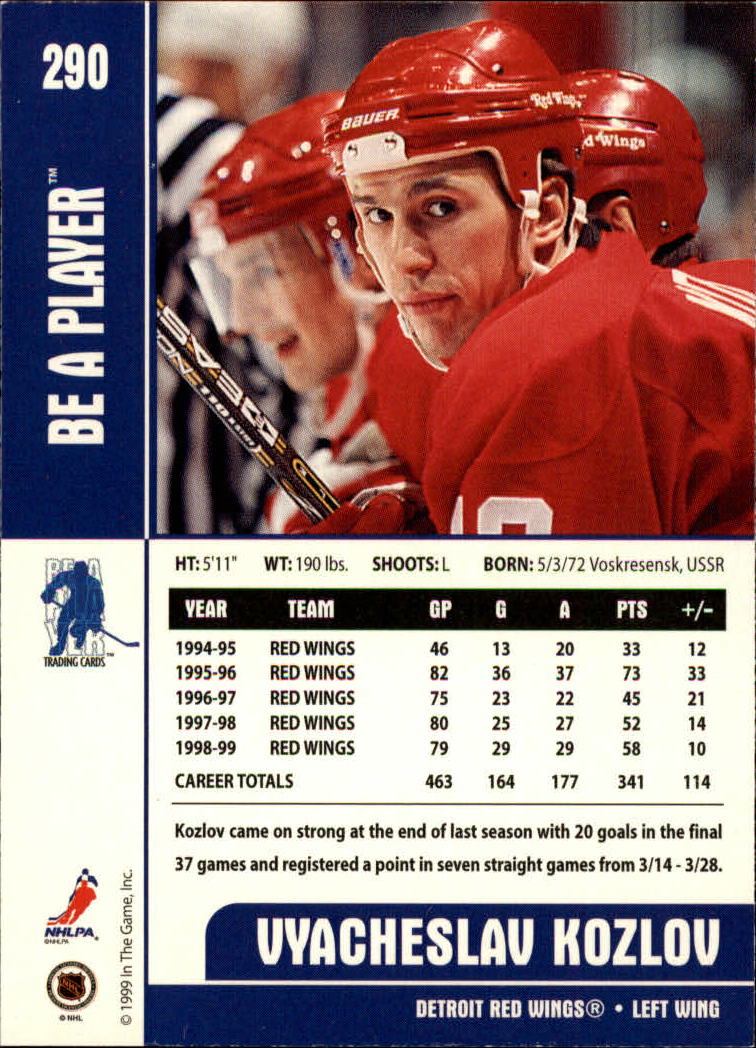 1999-00 In the Game Be A Player Memorabilia - #376 Denis Hamel (RC)