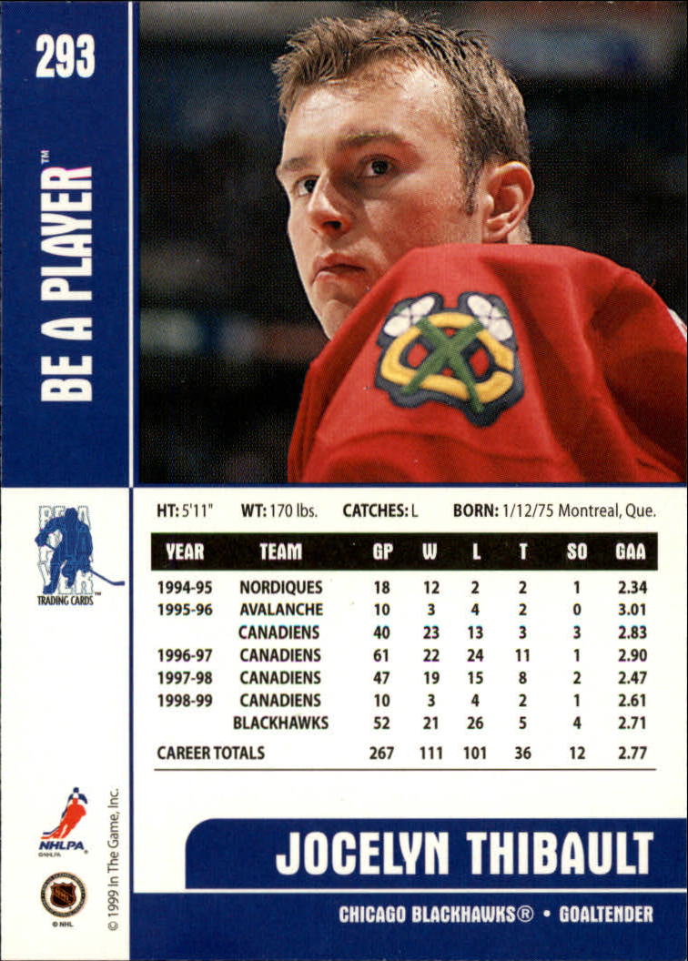 1999-00 In the Game Be A Player Memorabilia - #376 Denis Hamel (RC)