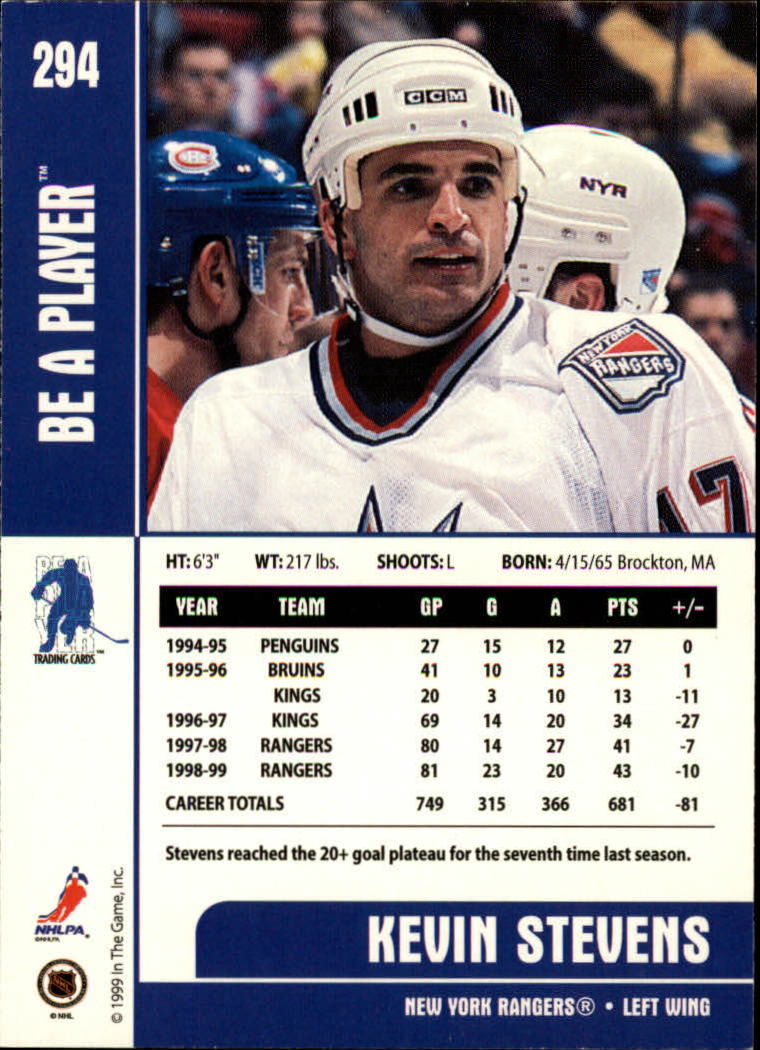 1999-00 In the Game Be A Player Memorabilia - #376 Denis Hamel (RC)