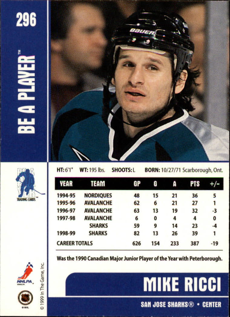 1999-00 In the Game Be A Player Memorabilia - #376 Denis Hamel (RC)