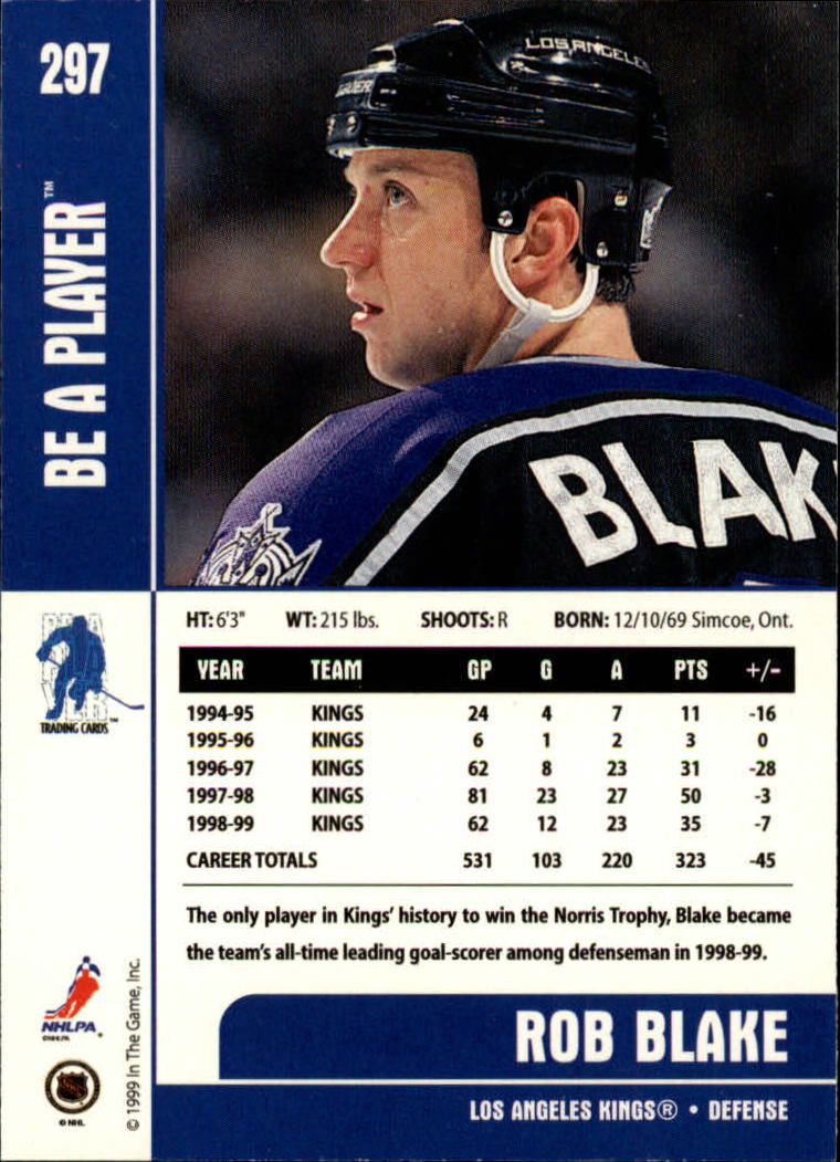 1999-00 In the Game Be A Player Memorabilia - #376 Denis Hamel (RC)