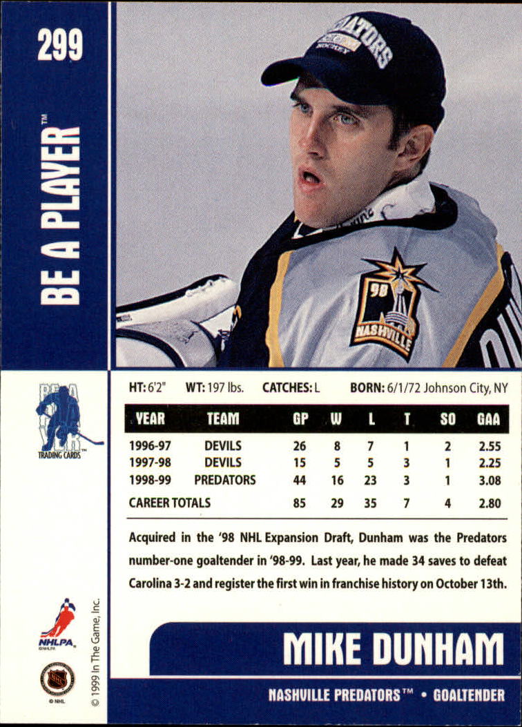 1999-00 In the Game Be A Player Memorabilia - #376 Denis Hamel (RC)