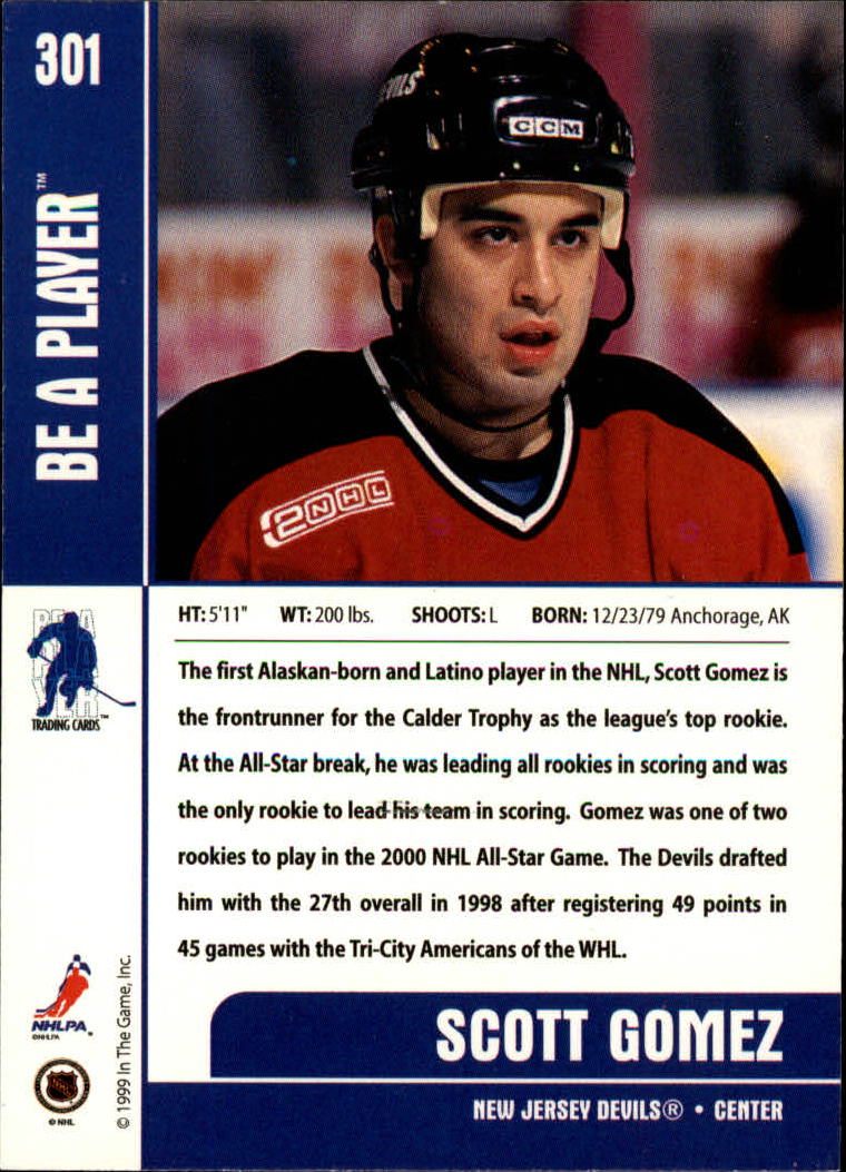 1999-00 In the Game Be A Player Memorabilia - #376 Denis Hamel (RC)