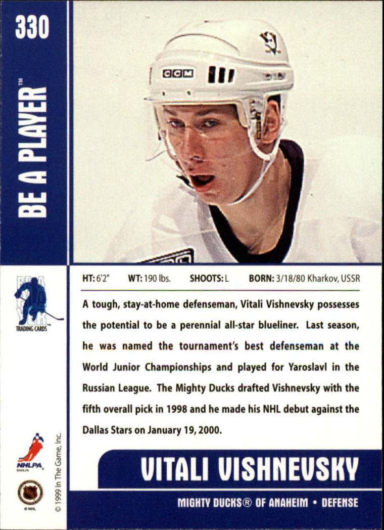 1999-00 In the Game Be A Player Memorabilia - #376 Denis Hamel (RC)