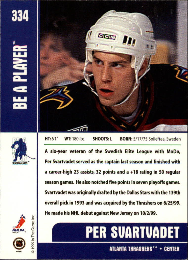 1999-00 In the Game Be A Player Memorabilia - #376 Denis Hamel (RC)