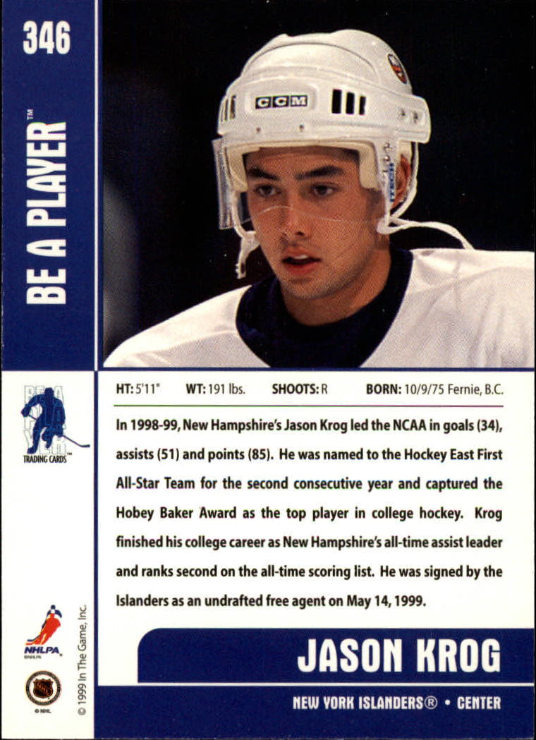 1999-00 In the Game Be A Player Memorabilia - #376 Denis Hamel (RC)