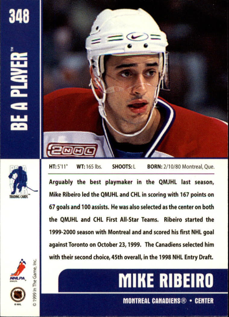 1999-00 In the Game Be A Player Memorabilia - #376 Denis Hamel (RC)