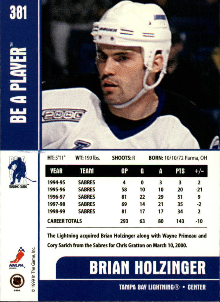 1999-00 In the Game Be A Player Memorabilia - #376 Denis Hamel (RC)