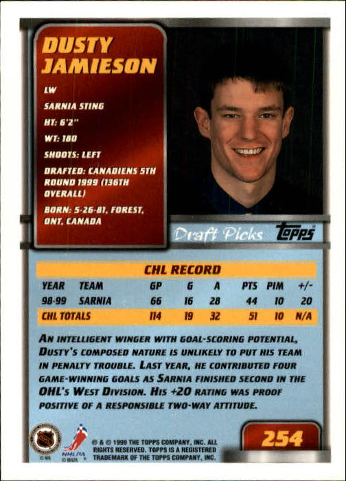 B0323- 1999-00 O-Pee-Chee Hockey Card #s 201-286 -You Pick- 15+ FREE US SHIP