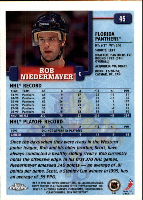 A2320- 1999-00 Topps Hockey Card #s 1-250 +Rookies -You Pick- 15+ FREE US SHIP - Bild 88 von 487