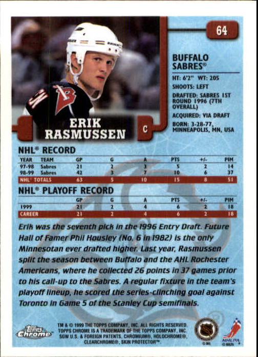 A2320- 1999-00 Topps Hockey Card #s 1-250 +Rookies -You Pick- 15+ FREE US SHIP - Bild 115 von 487