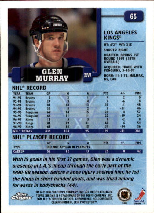 A2320- 1999-00 Topps Hockey Card #s 1-250 +Rookies -You Pick- 15+ FREE US SHIP - Bild 117 von 487