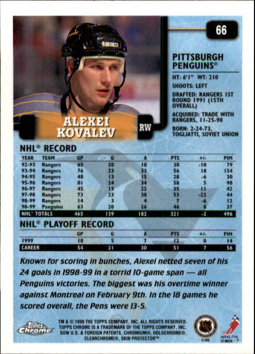 A2320- 1999-00 Topps Hockey Card #s 1-250 +Rookies -You Pick- 15+ FREE US SHIP - Bild 119 von 487