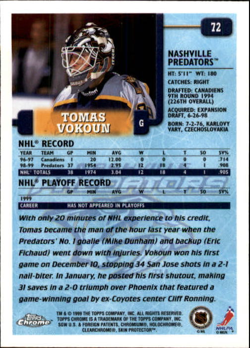 A2320- 1999-00 Topps Hockey Card #s 1-250 +Rookies -You Pick- 15+ FREE US SHIP - Bild 131 von 487