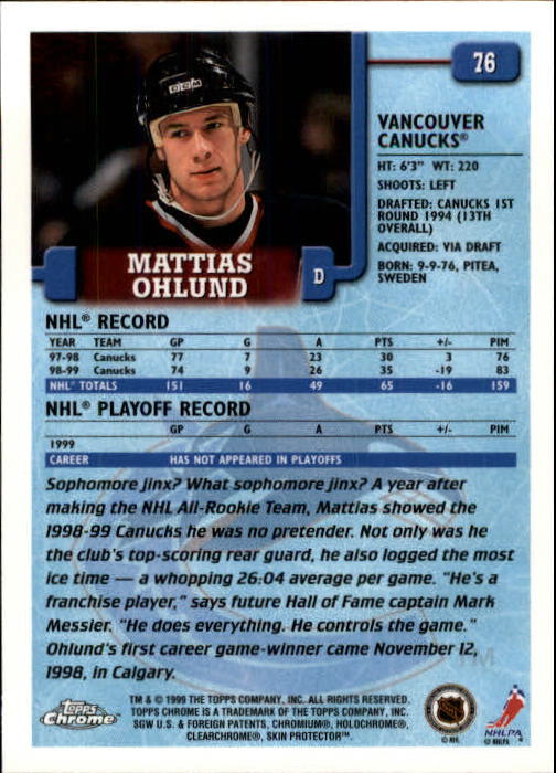 A2320- 1999-00 Topps Hockey Card #s 1-250 +Rookies -You Pick- 15+ FREE US SHIP - Bild 139 von 487