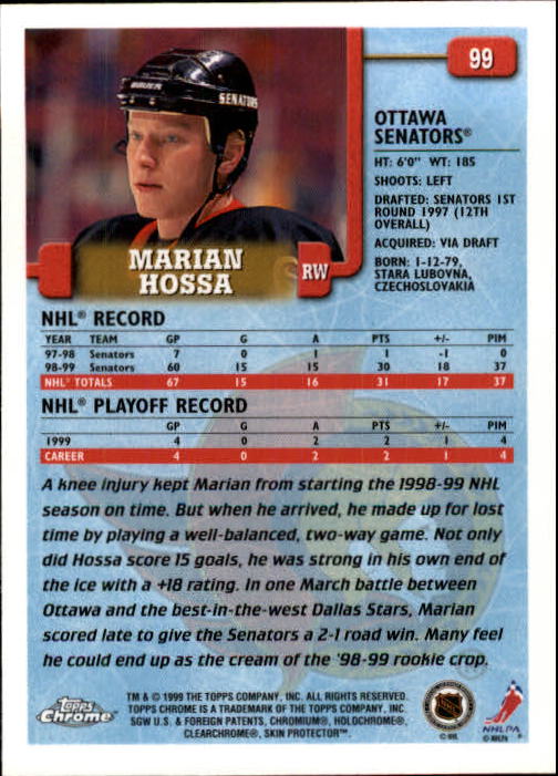 A2320- 1999-00 Topps Hockey Card #s 1-250 +Rookies -You Pick- 15+ FREE US SHIP - Bild 185 von 487