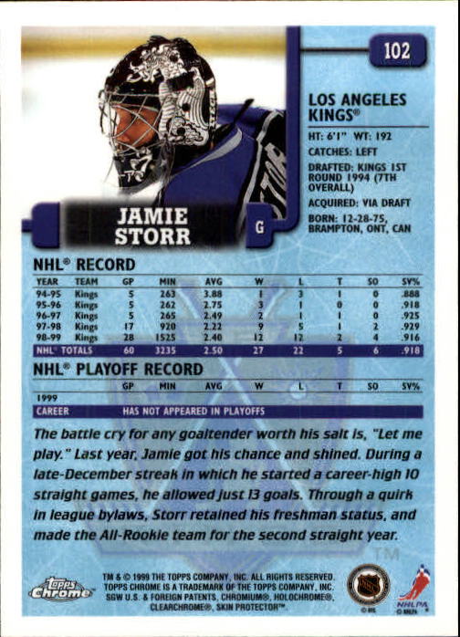 A2320- 1999-00 Topps Hockey Card #s 1-250 +Rookies -You Pick- 15+ FREE US SHIP - Bild 191 von 487