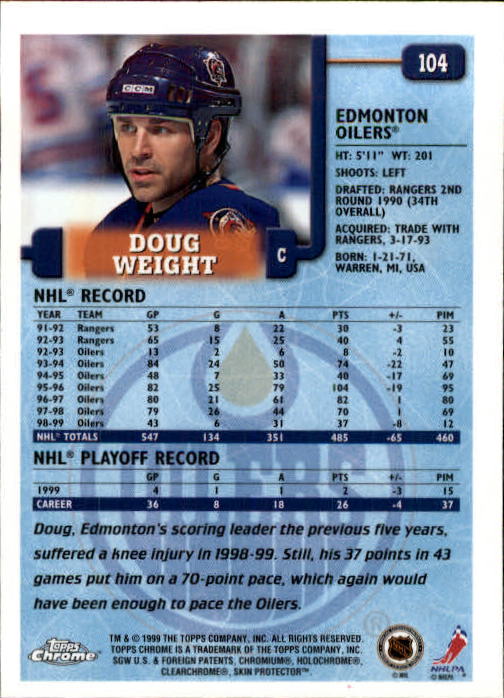 A2320- 1999-00 Topps Hockey Card #s 1-250 +Rookies -You Pick- 15+ FREE US SHIP - Bild 195 von 487