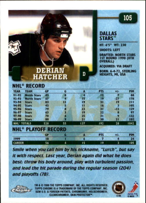 A2320- 1999-00 Topps Hockey Card #s 1-250 +Rookies -You Pick- 15+ FREE US SHIP - Bild 197 von 487