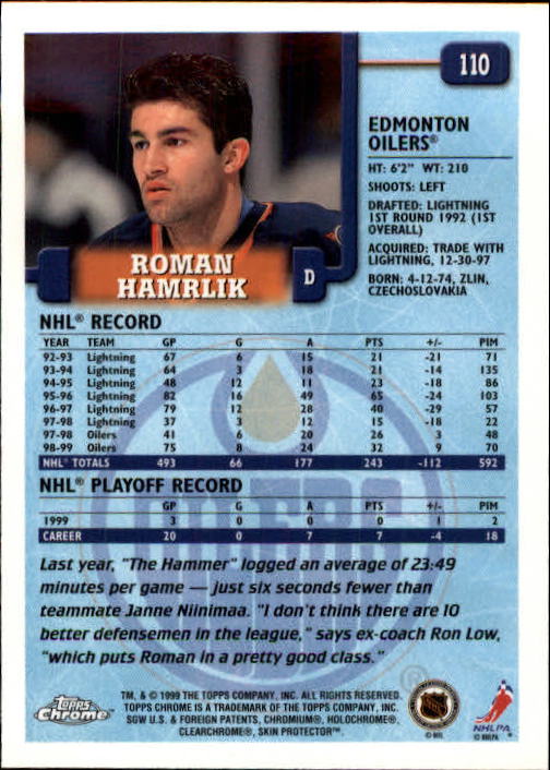 A2320- 1999-00 Topps Hockey Card #s 1-250 +Rookies -You Pick- 15+ FREE US SHIP - Bild 207 von 487