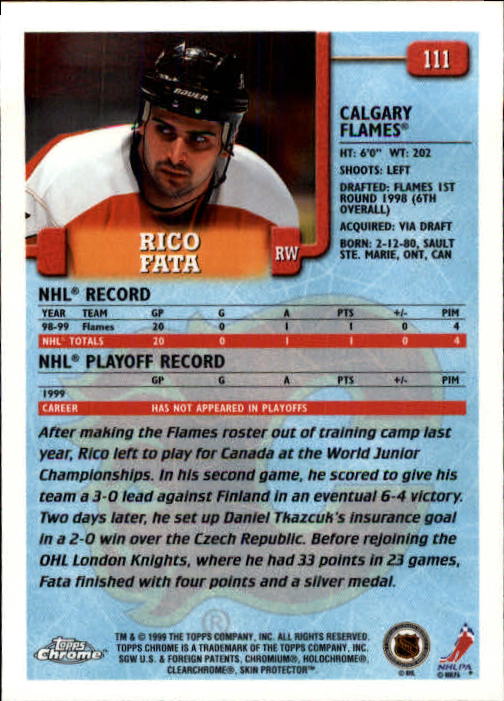 A2320- 1999-00 Topps Hockey Card #s 1-250 +Rookies -You Pick- 15+ FREE US SHIP - Bild 209 von 487