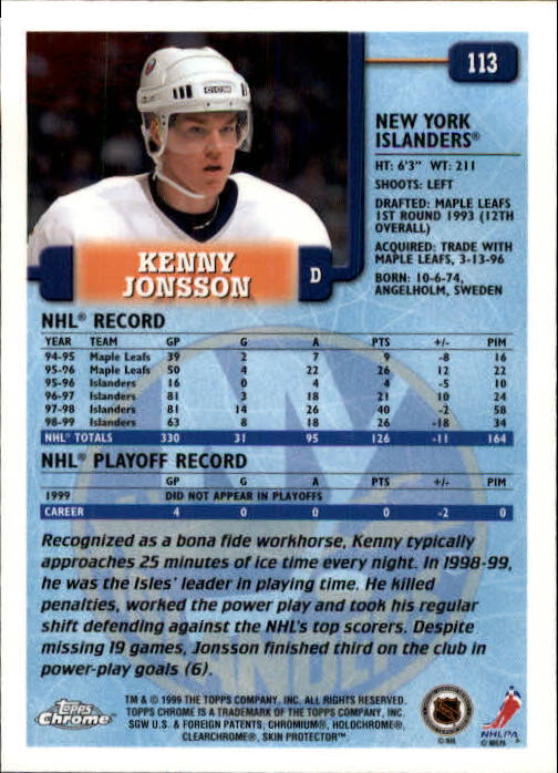A2320- 1999-00 Topps Hockey Card #s 1-250 +Rookies -You Pick- 15+ FREE US SHIP - Bild 213 von 487