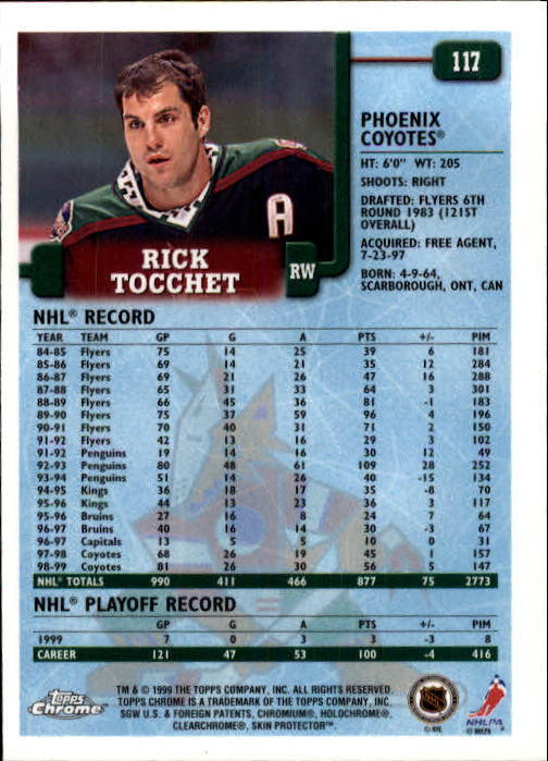 A2320- 1999-00 Topps Hockey Card #s 1-250 +Rookies -You Pick- 15+ FREE US SHIP - Bild 221 von 487