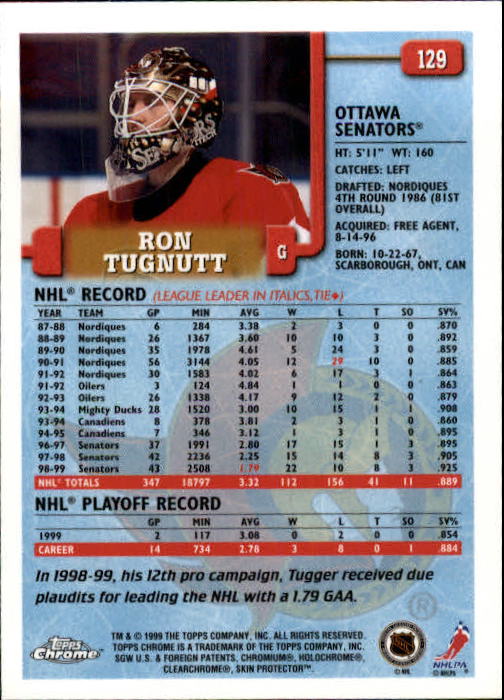 A2320- 1999-00 Topps Hockey Card #s 1-250 +Rookies -You Pick- 15+ FREE US SHIP - Bild 245 von 487