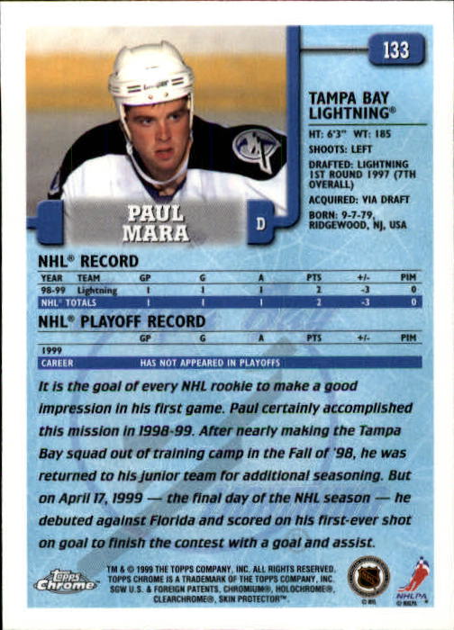 A2320- 1999-00 Topps Hockey Card #s 1-250 +Rookies -You Pick- 15+ FREE US SHIP - Bild 253 von 487