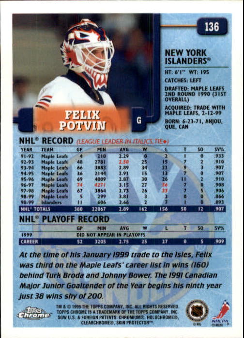 A2320- 1999-00 Topps Hockey Card #s 1-250 +Rookies -You Pick- 15+ FREE US SHIP - Bild 259 von 487