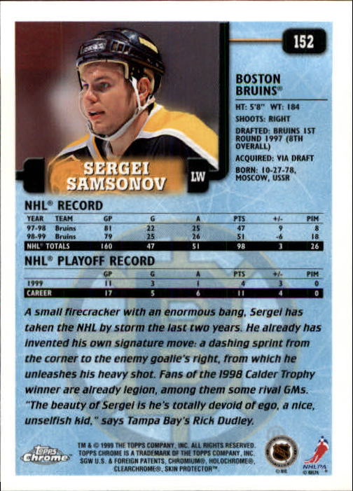 A2320- 1999-00 Topps Hockey Card #s 1-250 +Rookies -You Pick- 15+ FREE US SHIP - Bild 291 von 487