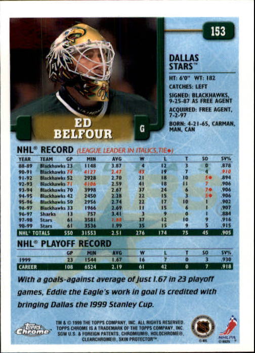 A2320- 1999-00 Topps Hockey Card #s 1-250 +Rookies -You Pick- 15+ FREE US SHIP - Bild 293 von 487