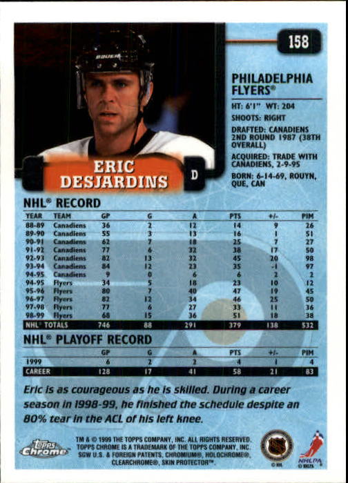 A2320- 1999-00 Topps Hockey Card #s 1-250 +Rookies -You Pick- 15+ FREE US SHIP - Bild 303 von 487